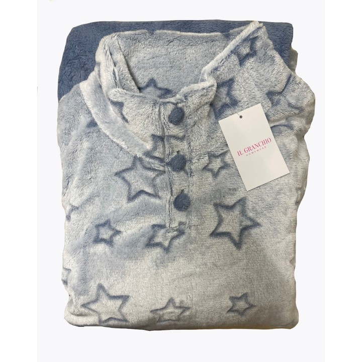 pigiama donna il granchio in coral gp6062 denim