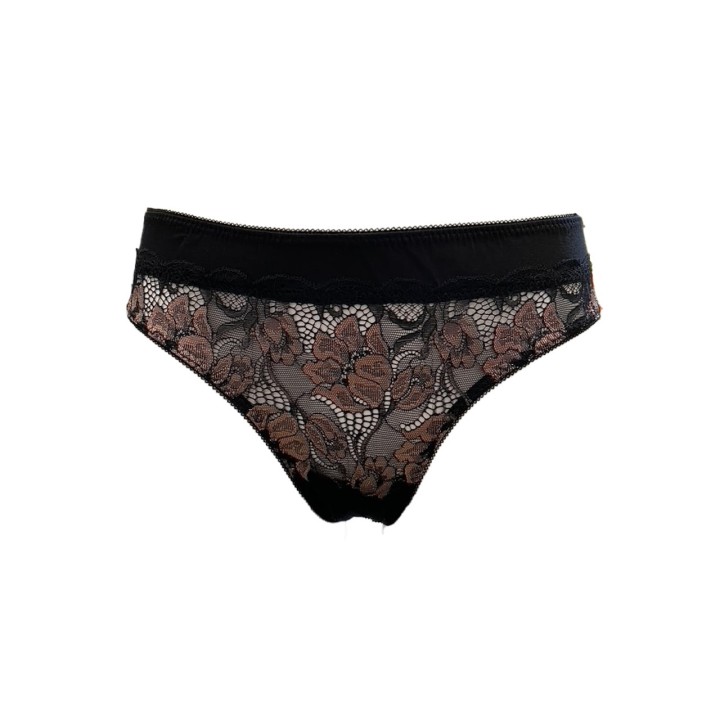 slip donna in pizzo jadea 6448 nero