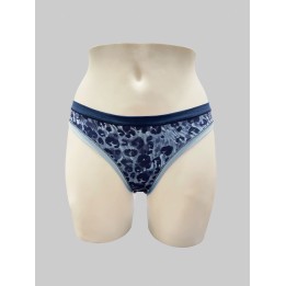 Slip donna in cotone e fascia alta LovelyGirl 4057 shirting fronte - dimensioni grandi