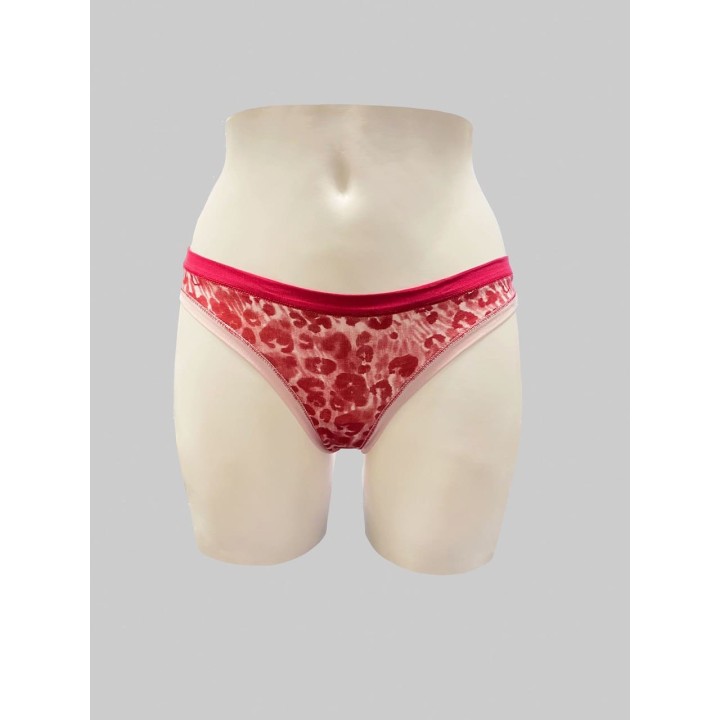 Slip donna in cotone e fascia alta LovelyGirl 4057 marble davanti - dimensioni grandi