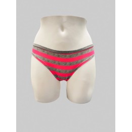 Slip brasiliana in cotone Jadea 6039 fucsia fronte - dimensioni grandi
