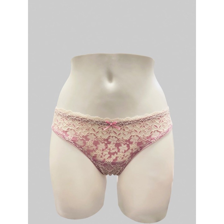 Slip brasiliana Jadea in cotone 6239 lavanda fronte - dimensioni grandi