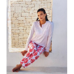 Pigiama estivo donna in cotone Jadea 3204 UNO - dimensioni grandi