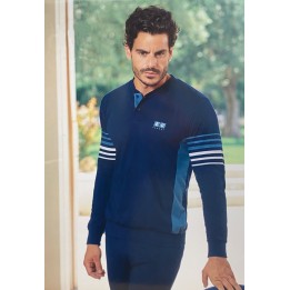 Pigiama uomo cotone leggero Enrico Coveri EP1050 - dimensioni grandi