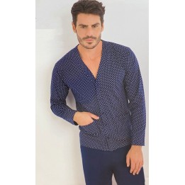 Pigiama uomo cotone leggero Enrico Coveri EP8136 - dimensioni grandi