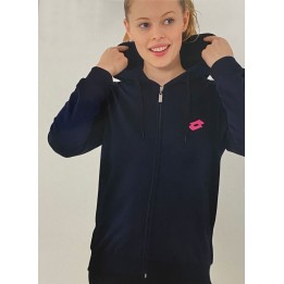 Felpa donna invernale full zip con cappuccio Lotto LA1020