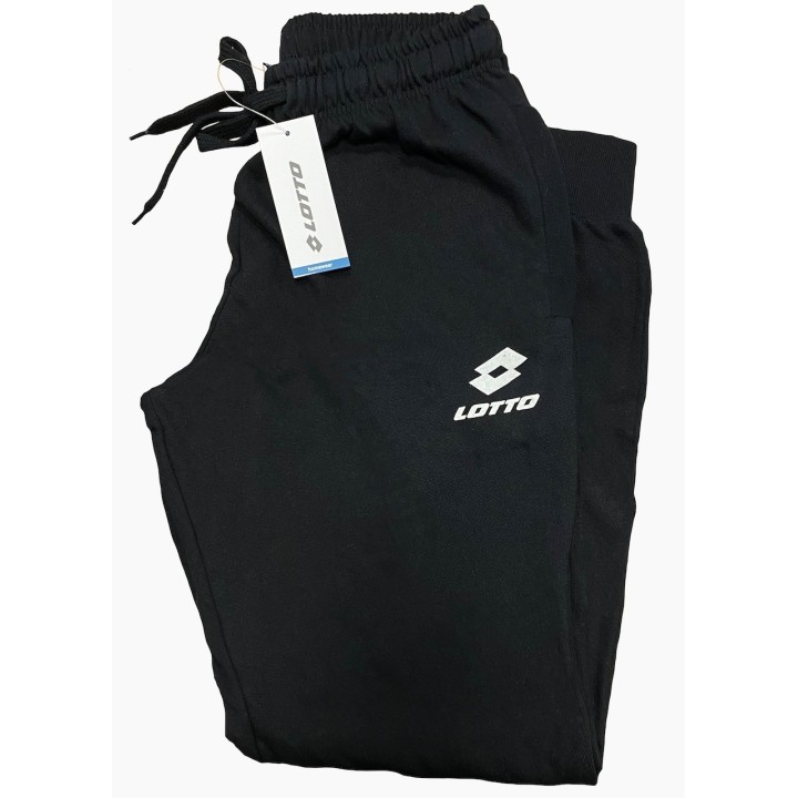 Pantalone tuta felpato uomo Lotto LA1105 nero