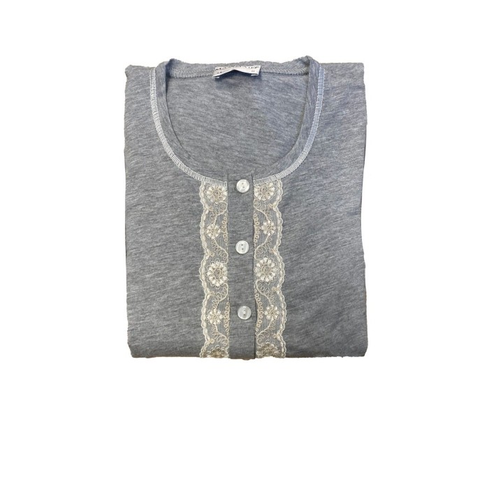 Camicia da notte premaman Mammain 5753 grigia