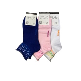 Calzino donna in cotone corto Coconuda Luxury - dimensioni grandi