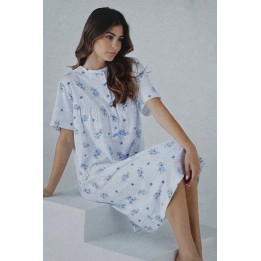 camicia da notte cotone donna KC8019 - dimensioni grandi