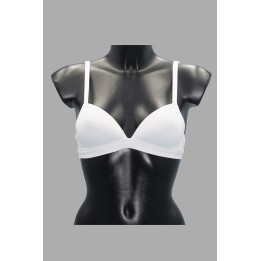 Reggiseno a triangolo senza ferretto Lormar 1945 bianco