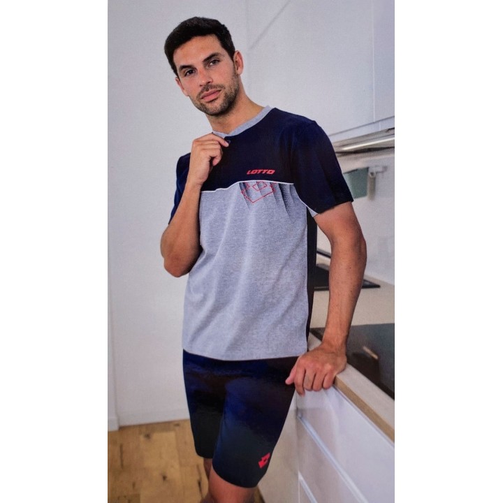 Pigiama Lotto uomo corto estivo LP1116