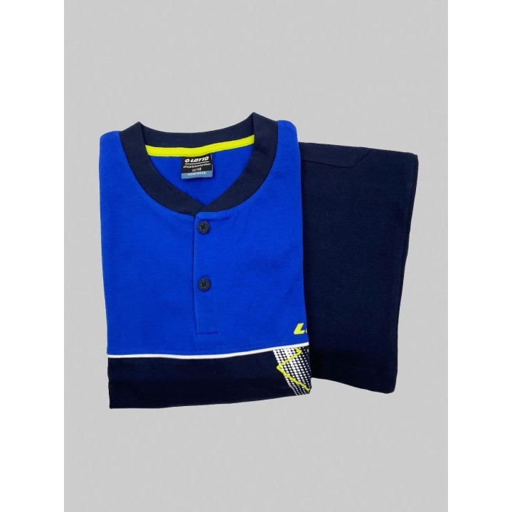 Pigiama Lotto uomo corto estivo LP1116 blu