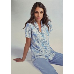 Pigiama Lormar donna estivo lungo 0388
