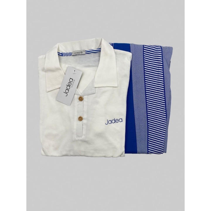 Pigiama donna Jadea in cotone 3113 panna