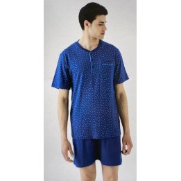 Pigiama Karelpiu uomo corto in cotone KC8213