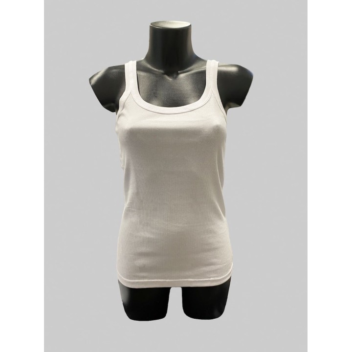 Canotta Jadea donna Jessica bianco