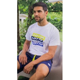 Completo uomo estivo t-shirt e pantaloncino Lotto LP1126