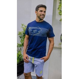 Completo uomo estivo t-shirt e pantaloncino Lotto LP1124
