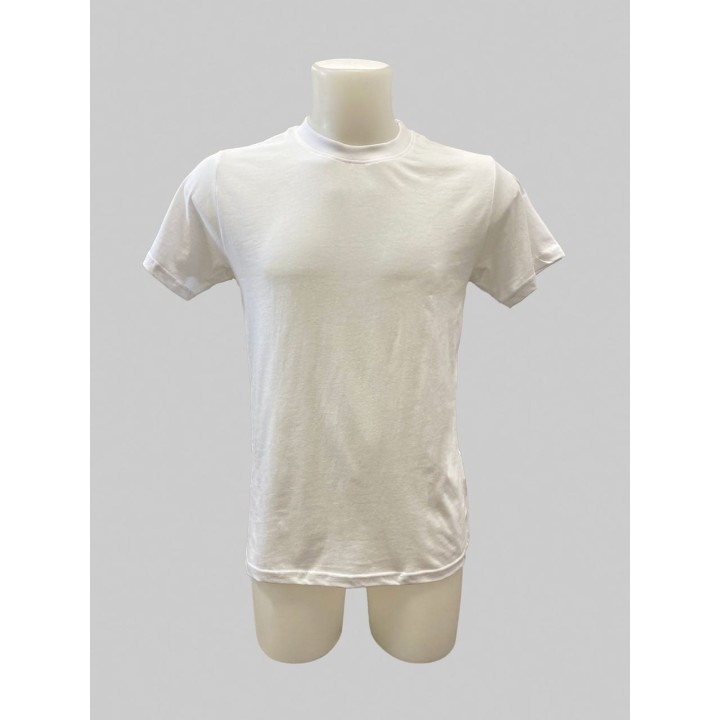 Maglia intima uomo in cotone a girocollo Lotto LT1114 bianco