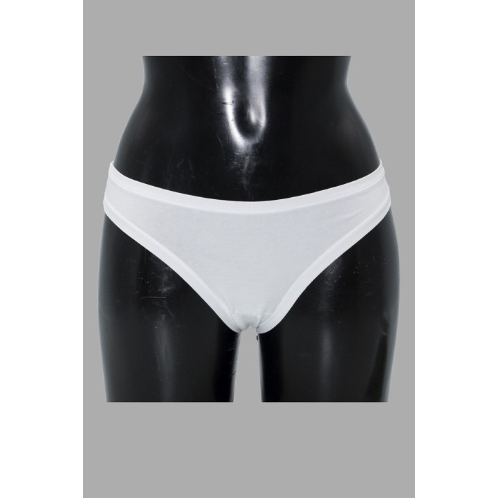 Slip brasiliana cotone Cotonella GD365 bianco