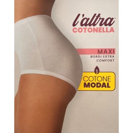Slip vita alta in cotone elasticizzato Cotonella GD367-retro