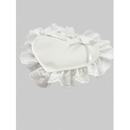 Cuscino portafedi da ricamare tela aida BM Ricami G225 lato