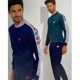 Pigiama uomo in cotone lungo Lotto LP1052