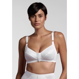 Reggiseno con apertura davanti senza ferretto Lepel Adele-bianco-fronte