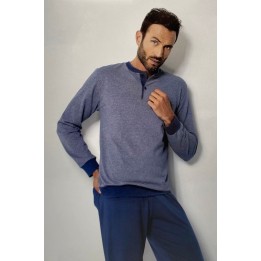 Pigiama uomo cotone leggero lungo Enrico Coveri EP1040