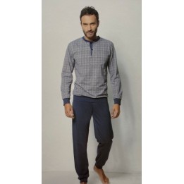 Pigiama uomo cotone leggero lungo Enrico Coveri EP1041.