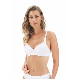 Reggiseno Lepel senza ferretto cotone sulla pelle 650-bianco-fronte
