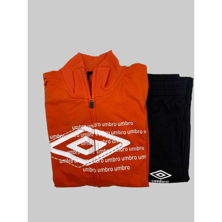 Tuta sportiva uomo estiva Umbro 30091S arancione