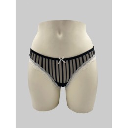 Slip con pizzo Jadea 6051 nero