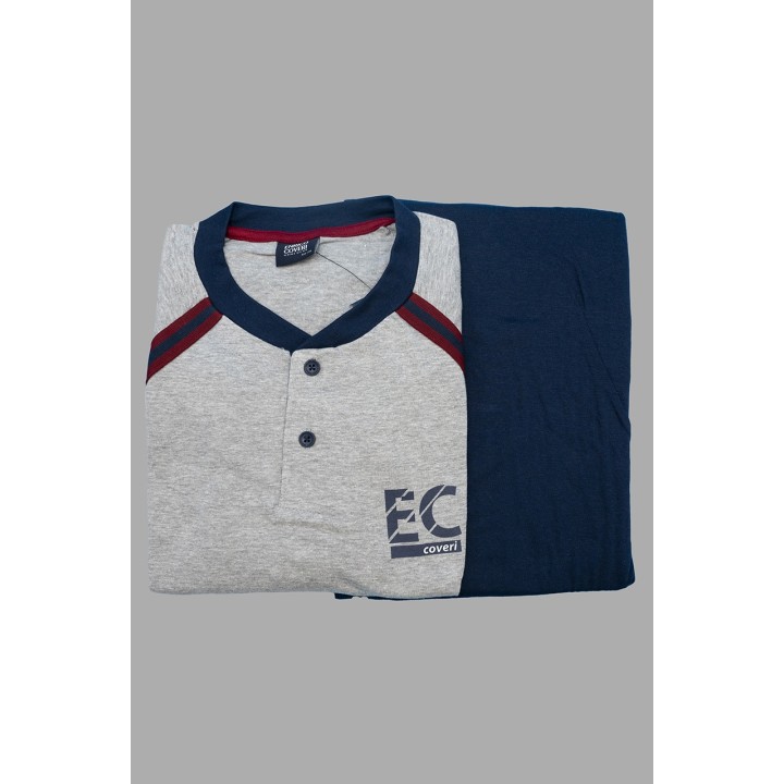pigiama-uomo-taglie-forti-estivo-coveri-ep8148-grigio