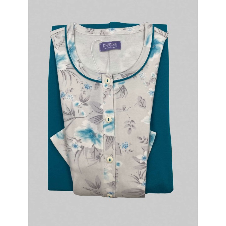 pigiama linclalor lr29222 argento ottanio