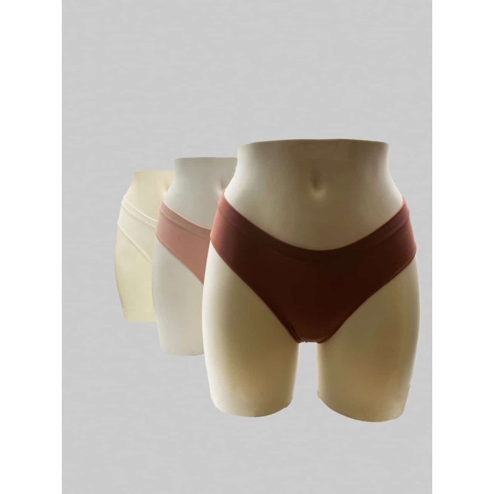 Slip brasiliana Pompea Feel Touch 3 pezzi.