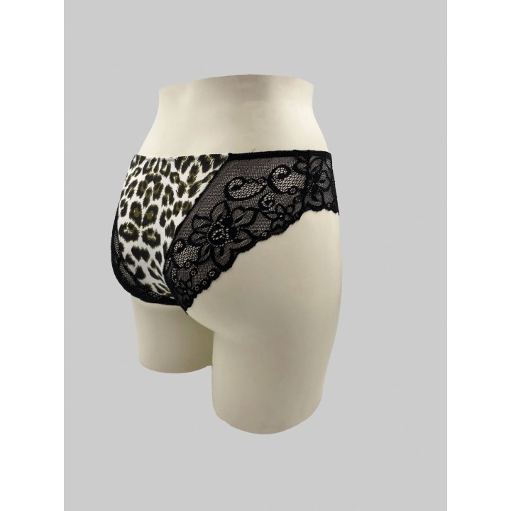 Slip donna con pizzo Magic Dream 8276 nero retro