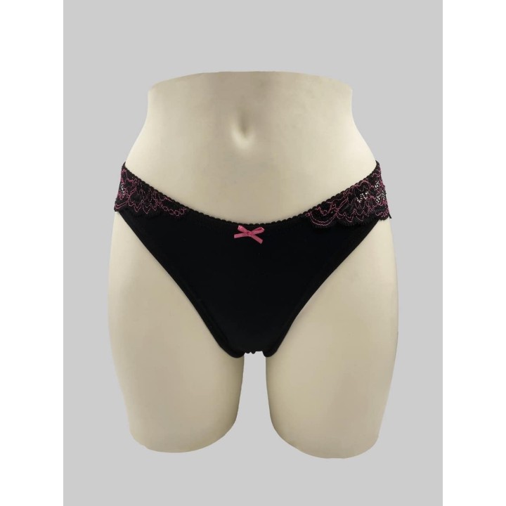 Slip Jadea vita bassa donna 6056 nero