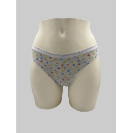 Slip donna fantasia in cotone Lovely Girl 5392D snow