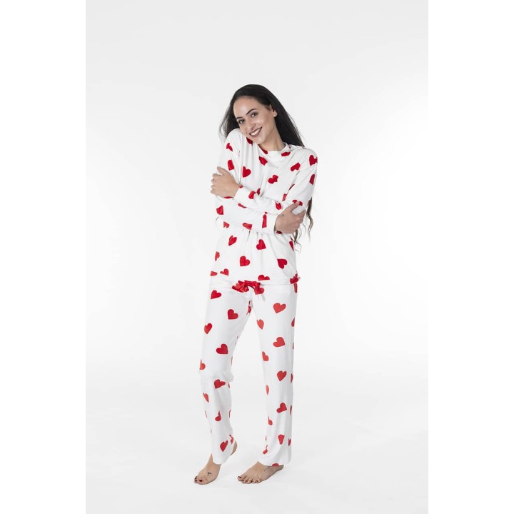 pigiama-donna-invernale-in-pile-41-w3mcv12-milk-lato