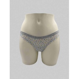 Slip brasiliana in cotone Lovely Girl 5616D melange