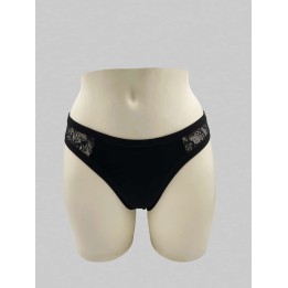Slip brasiliana donna Rossoporpora DR213 nero