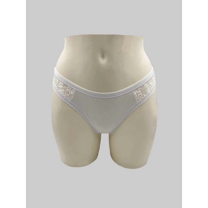 Slip brasiliana donna Rossoporpora DR213 bianco