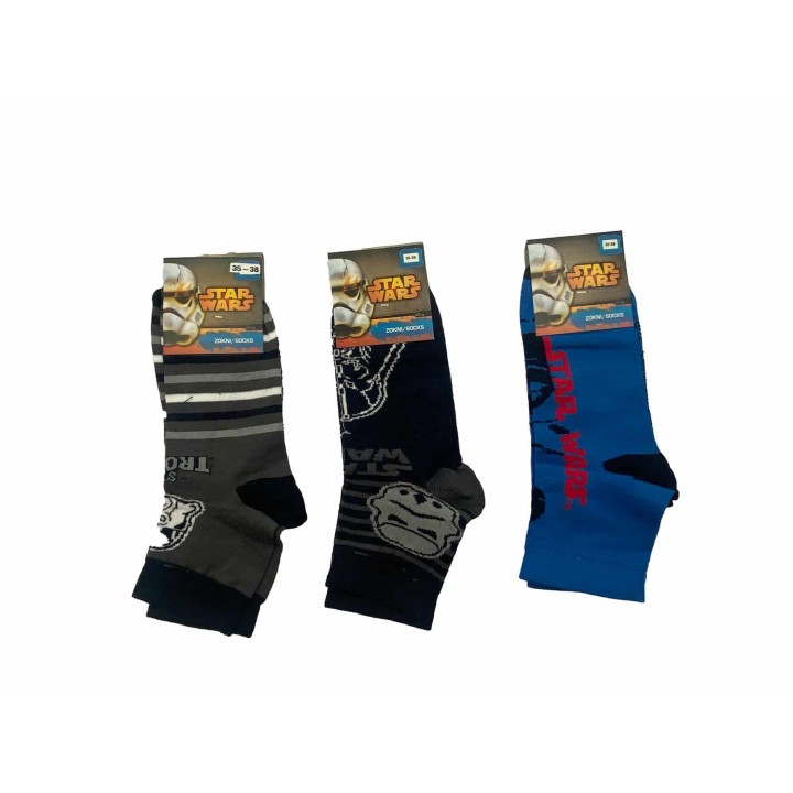 calzini-corti-bambino-star-wars-cotone-estivo-3718-3pz-fronte