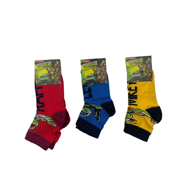 calzini-corti-bambino-tartarughe-ninja-cotone-estivo-3722-3pz-fronte
