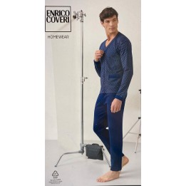 pigiama-uomo-aperto-invernale-enrico-coveri-ep2197-foto-blu
