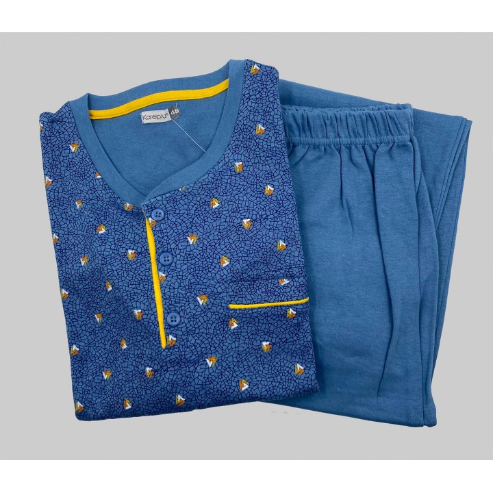 pigiama-uomo-invernale-karelpiu-kf9314plu-azzurro