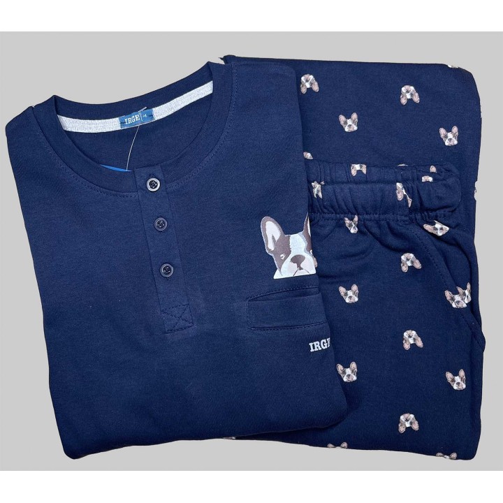pigiama-irge-uomo-invernale-2405-blu