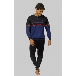 pigiama-lotto-uomo-invernale-lp2127-blu-jeans-foto